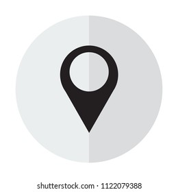 Vector icon map Icons markers.