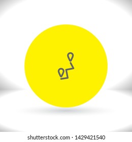 Vector icon map search 10 EPS . Lorem Ipsum Illustration design