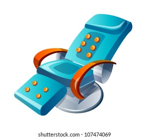vector icon massage chair