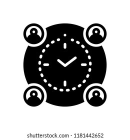 Vector icon for meaning deadline