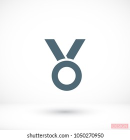 Vector icon medal 10 EPS