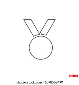 Vector icon medal 10 EPS