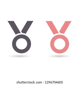 Vector icon medal 10 EPS
