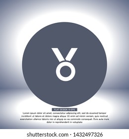 Vector icon medal 10 EPS . Lorem Ipsum Illustration design