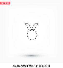 Vector icon medal 10 EPS . Lorem Ipsum Illustration design