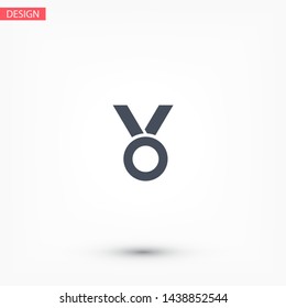 Vector icon medal 10 EPS . Lorem Ipsum Illustration design