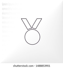 Vector icon medal 10 EPS . Lorem Ipsum Illustration design