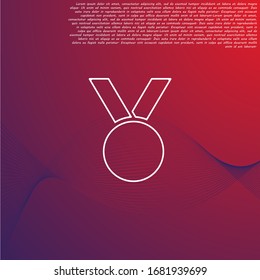 Vector icon medal 10 EPS . Lorem Ipsum Illustration design