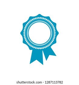 Vector icon medal. Medal of Honor, congratulations on white isolated background. Layers grouped for easy editing illustration. For your design.