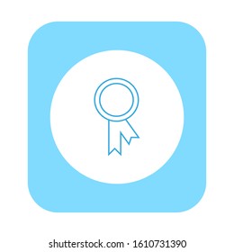 vector icon of medals with simple shapes