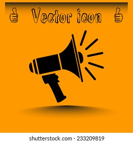 Vector icon megaphone