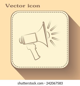 Vector icon megaphone