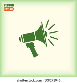 Vector icon megaphone