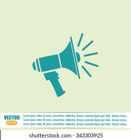 Vector icon megaphone