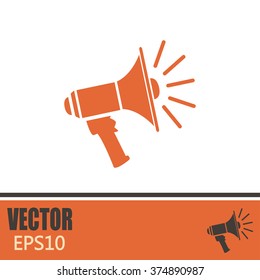 Vector icon megaphone