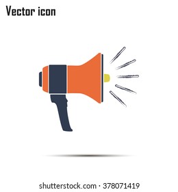 Vector icon megaphone