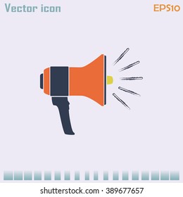 Vector icon megaphone