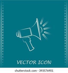 Vector icon megaphone