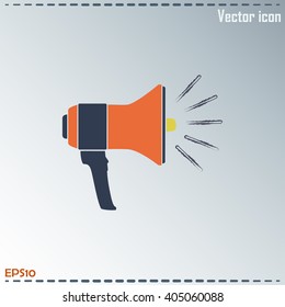 Vector icon megaphone