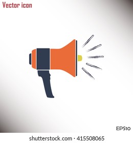 Vector icon megaphone