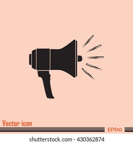 Vector icon megaphone