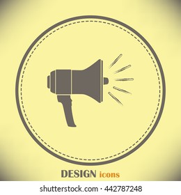 Vector icon megaphone