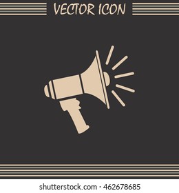 Vector icon megaphone