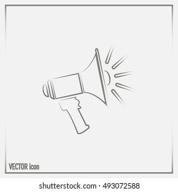 Vector icon megaphone