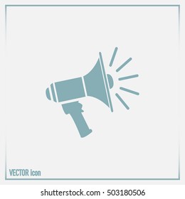 Vector icon megaphone