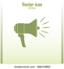 Vector icon megaphone