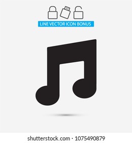 Vector icon melody 10 EPS