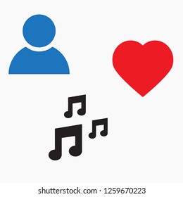 Vector icon melody 10 EPS