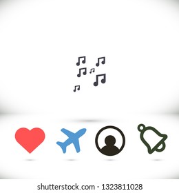 Vector icon melody 10 EPS