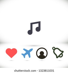 Vector icon melody 10 EPS