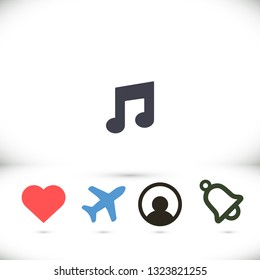 Vector icon melody 10 EPS