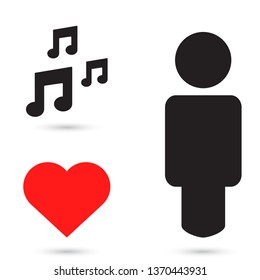 Vector icon melody 10 EPS