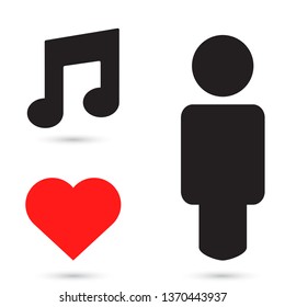 Vector icon melody 10 EPS