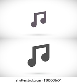 Vector icon melody 10 EPS . Lorem Ipsum Illustration design