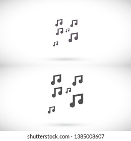 Vector icon melody 10 EPS . Lorem Ipsum Illustration design