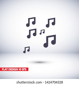 Vector icon melody 10 EPS . Lorem Ipsum Illustration design
