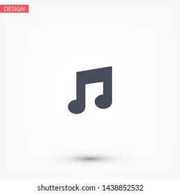 Vector icon melody 10 EPS . Lorem Ipsum Illustration design