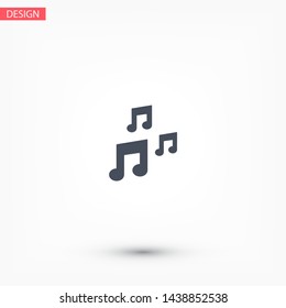 Vector icon melody 10 EPS . Lorem Ipsum Illustration design
