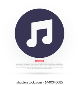 Vector icon melody 10 EPS . Lorem Ipsum Illustration design