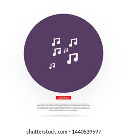 Vector icon melody 10 EPS . Lorem Ipsum Illustration design