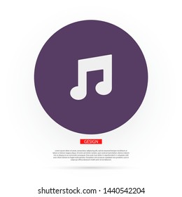 Vector icon melody 10 EPS . Lorem Ipsum Illustration design