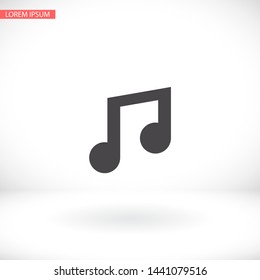Vector icon melody 10 EPS . Lorem Ipsum Illustration design
