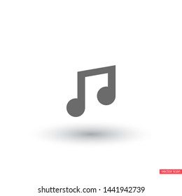 Vector icon melody 10 EPS . Lorem Ipsum Illustration design