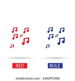 Vector icon melody 10 EPS . Lorem Ipsum Illustration design
