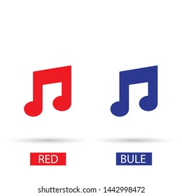 Vector icon melody 10 EPS . Lorem Ipsum Illustration design