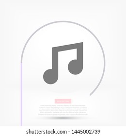 Vector icon melody 10 EPS . Lorem Ipsum Illustration design